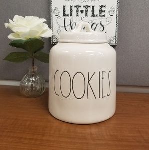 Rae Dunn LL Ceramic COOKIES Canister